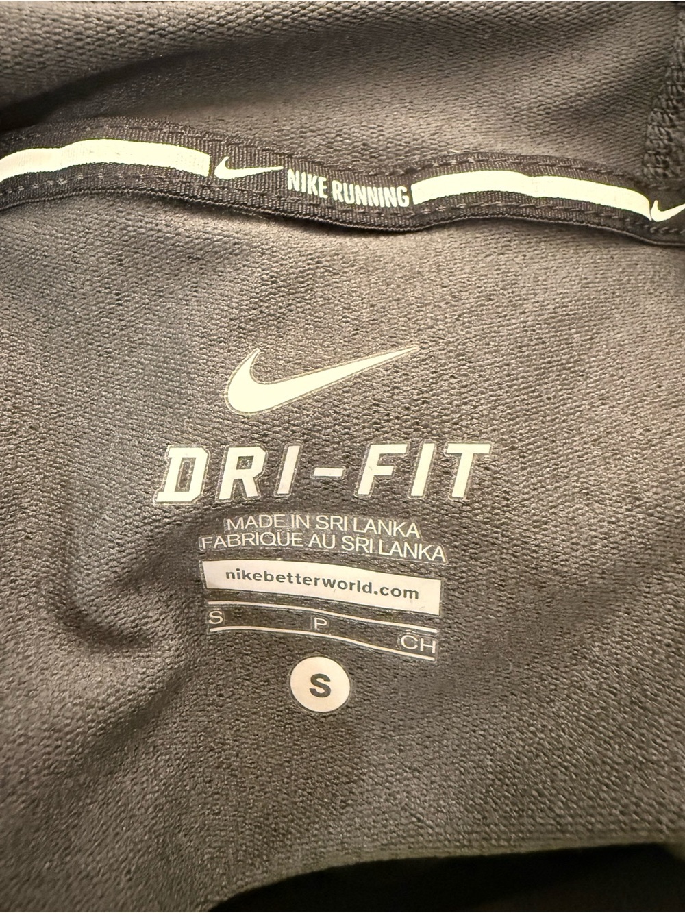 Nike Dri-Fit Hoodie with Green Accent Size Small - Picture 5 of 6